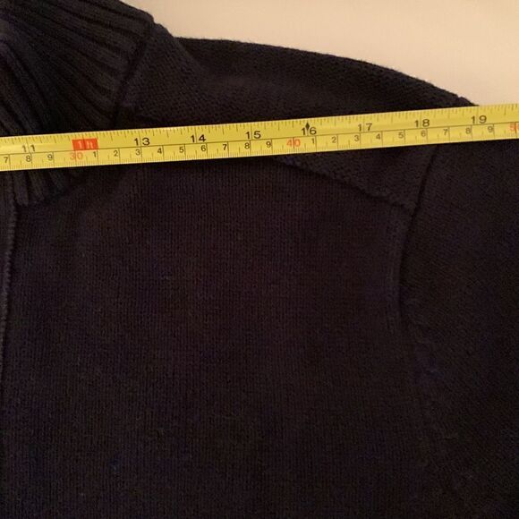 Eddie Bauer Full Zip Cotton Heavy Warm Men’s Sweater Size T XL - Picture 4 of 13